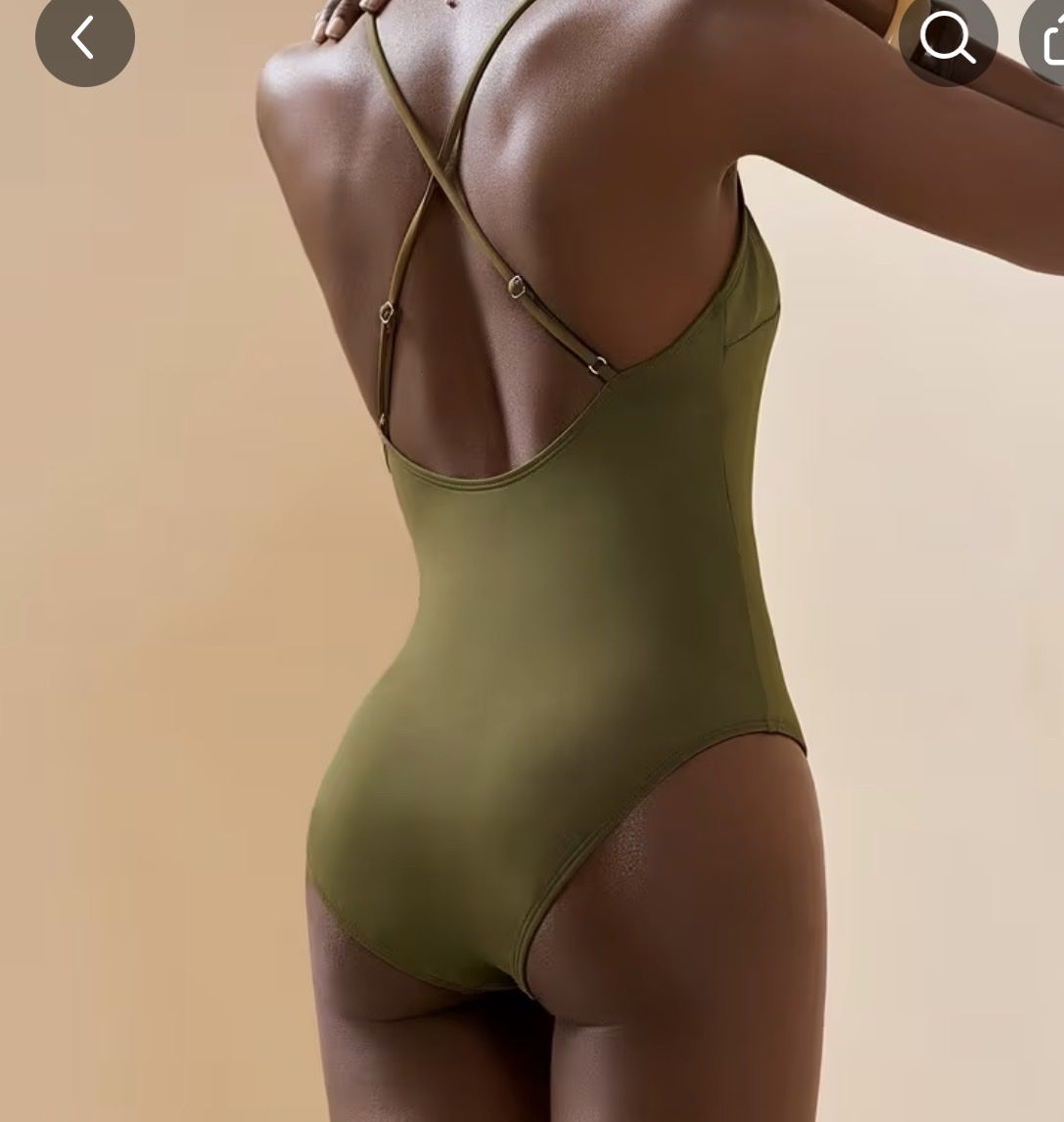 Badekleider & Bikinis: Badeanzug Khaki Grösse M, NEU  – Neu und originalverpackt aus Möhlin von Halylea 5