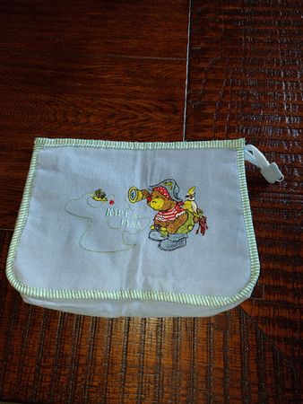 Kleine Tasche Bär Pirat "Kapitään Finn" bestickt 