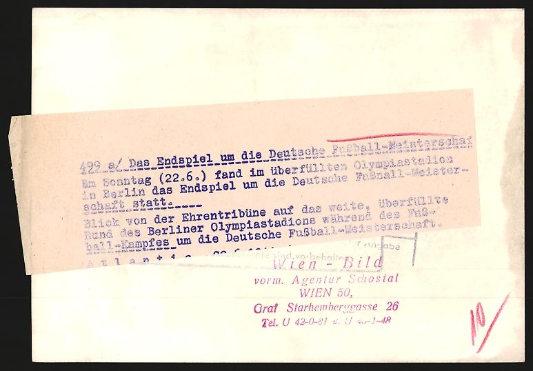 Fotografie & Manifesti: Fotografie Ansicht Berlin-Westend, Endsp – Usato da Berlin venduto da bartko-reher 1