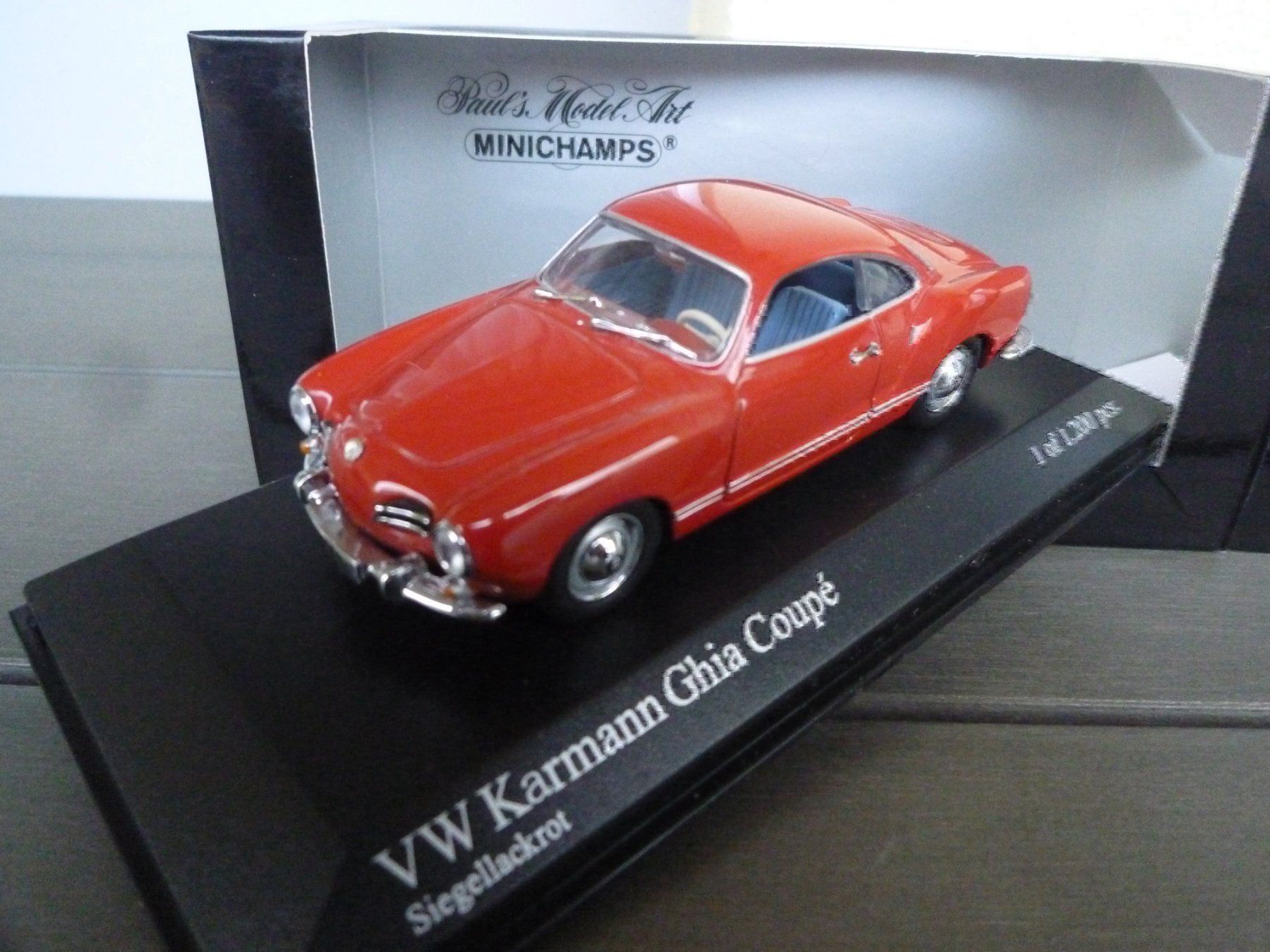 Minichamps Modellini d'auto: VW Karmann Ghia Coupè (1966) – Nuovo e nell'imballaggio originale da Flawil venduto da Imperiosud 1