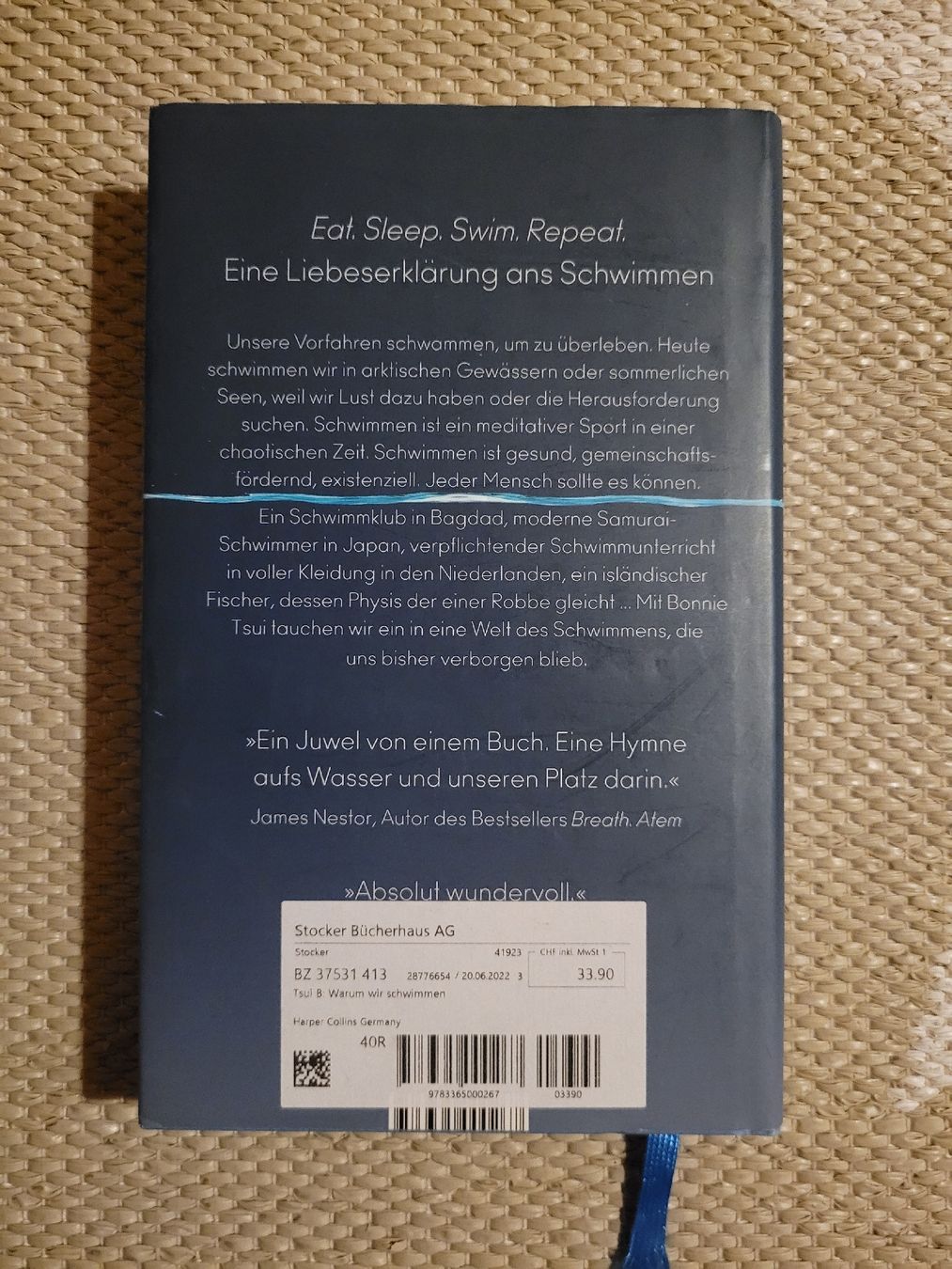 Libri: Warum wir schwimmen - Bonnie Tsui – Usato da Perlen venduto da Safari_23 1