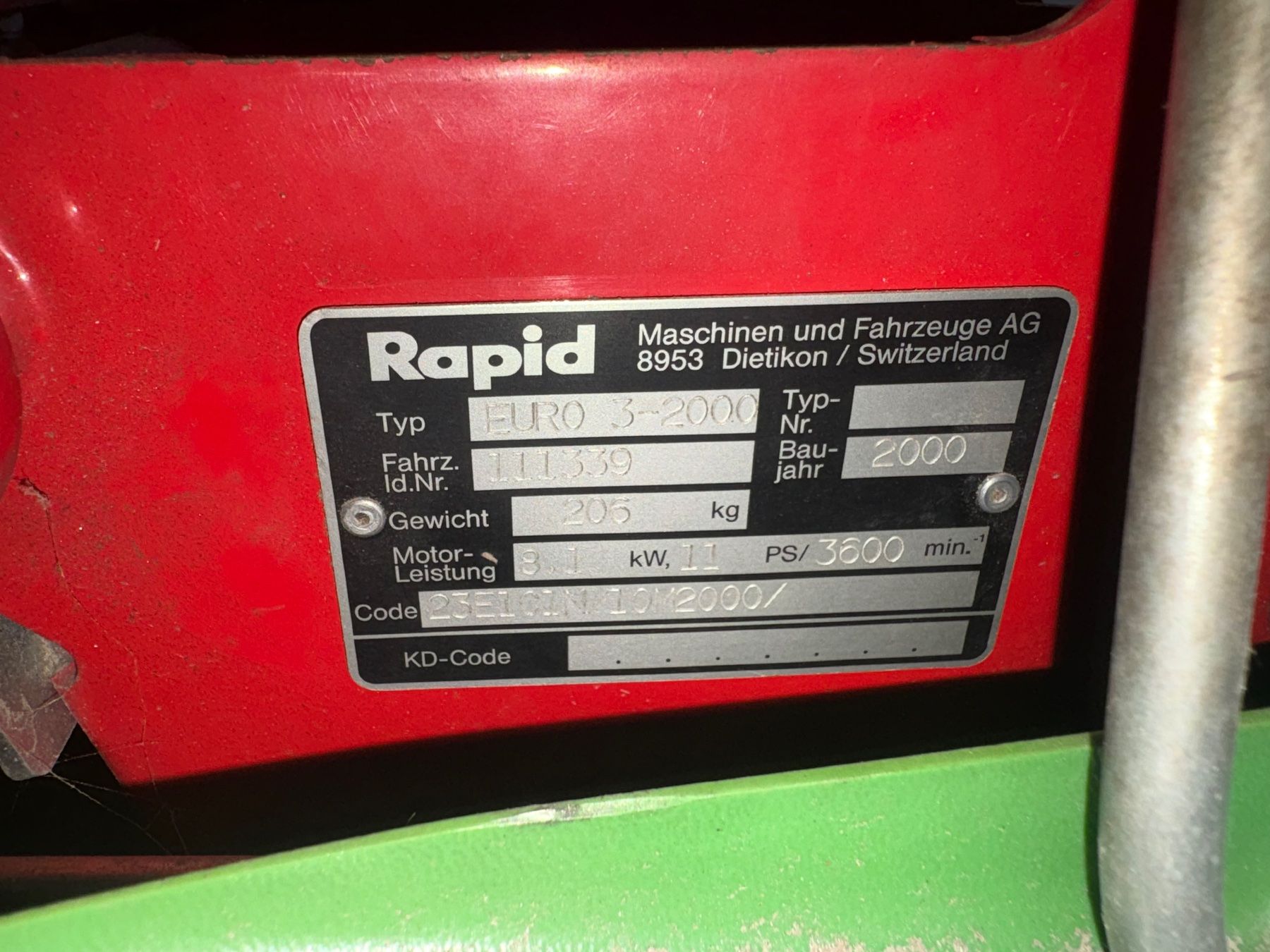 Rapid Tutte le macchine: Rapid Euro 3 – Difettoso da Hasle venduto da biberemummi 3