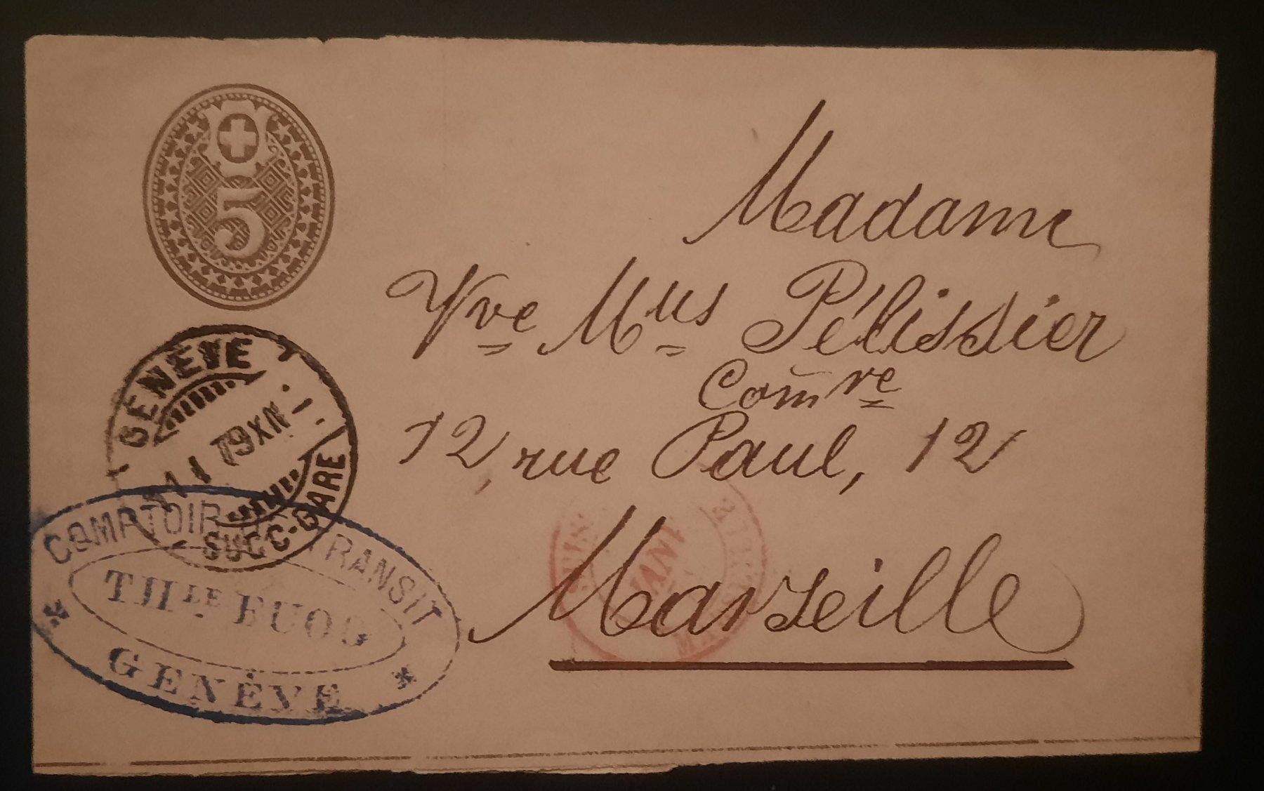 Tutti i francobolli: 1879. BANDE DE JOURNAL POUR MARSEILLE – Usato da PALEZIEUX-VILLAGE venduto da danybox777