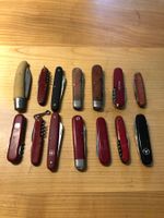 Schweizer Taschenmesser Konvolut Messer Sammlung Vintage