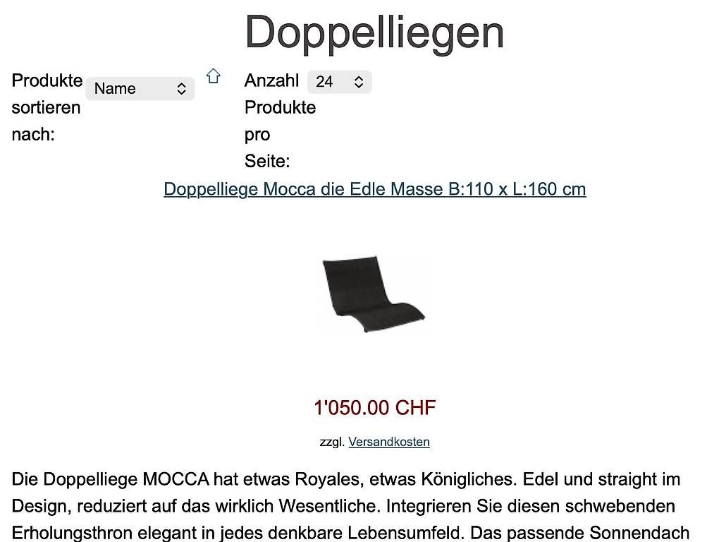 Poltrone pensili da giardino: Hängeliege das Original – Usato da Muntelier venduto da Elway0 4