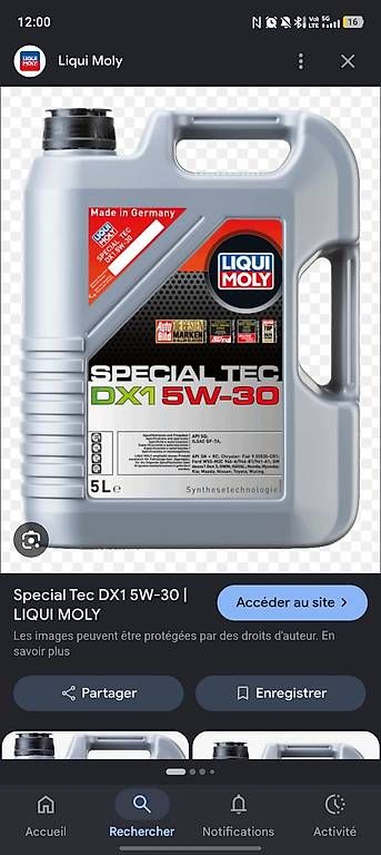 Oli & Additivi: Huile moteur 5w30 dx1 – Usato da Champagne venduto da Leomilo19