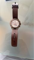 Ice Watch Herren Uhr mit Lederarmband Braun Chronograph