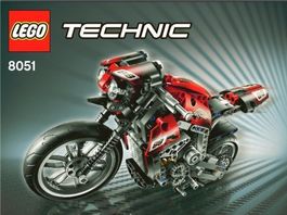 Lego 8051 Motorbike Complet -M35