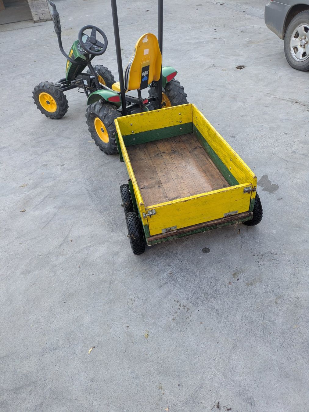 John Deere Fahrzeuge für Kinder: Berg E-Gokart mit Anhänger – Gebraucht aus Affoltern am Albis von Wisel80 7
