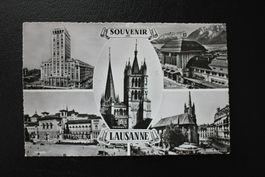 AK -  Lausanne Souvenir - 4 Bild Karte gelaufen