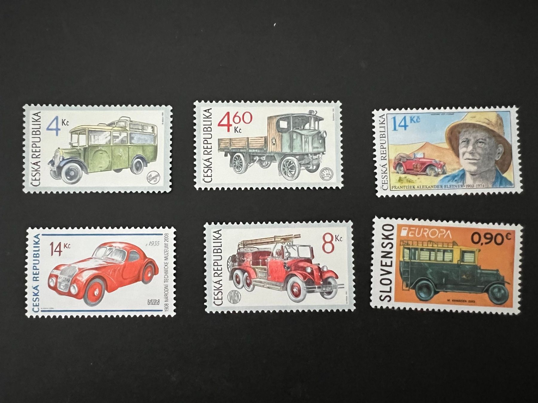 Tous les timbres: Tschechoslowakei 6 Oldtimer kl. Lot  postfrisch (C393) – Neuf (Voir description) à Hinwil par Sidi4