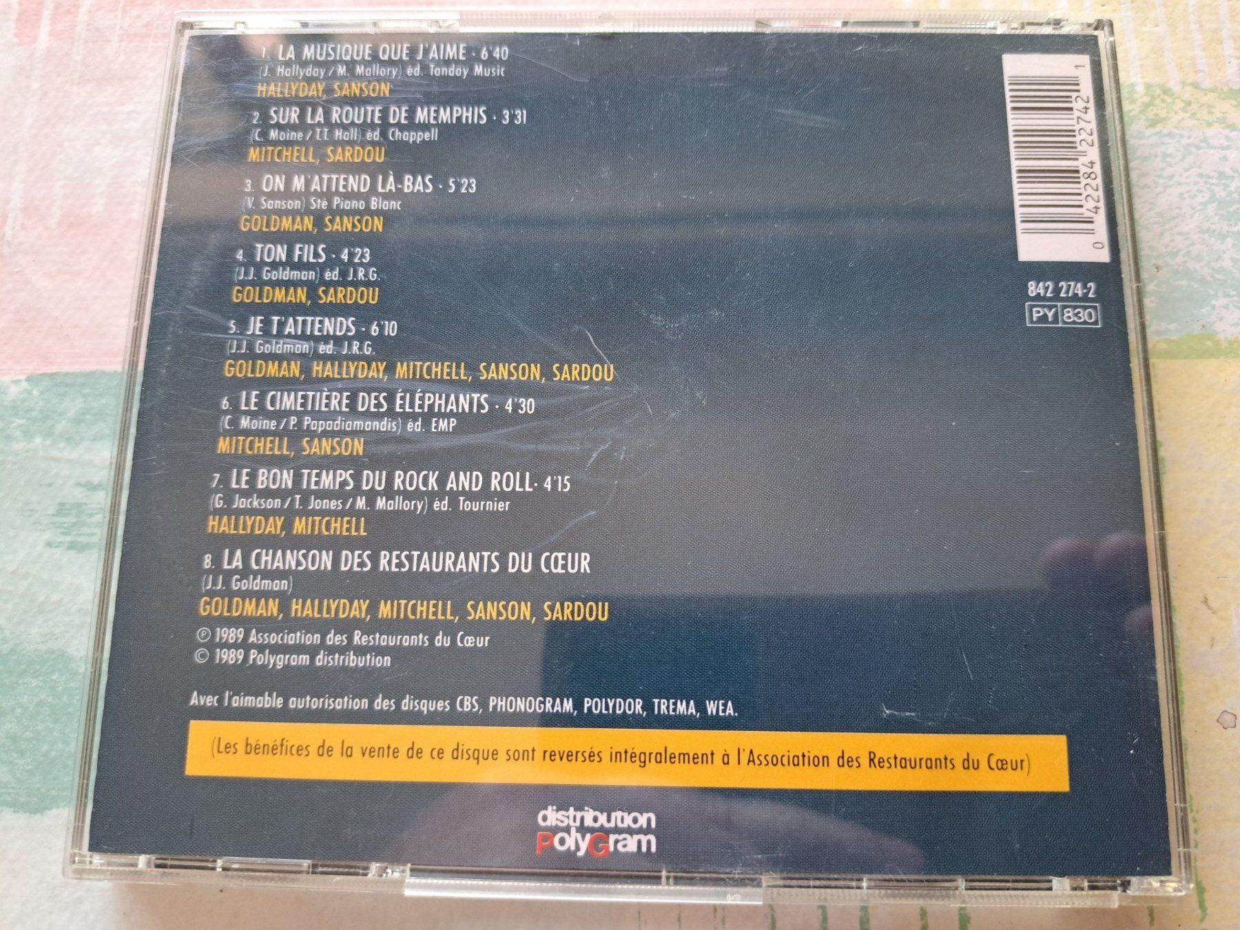 CDs: Cd Tournée d'enfoirés  – D'occasion à Pully par bro_n52j 1