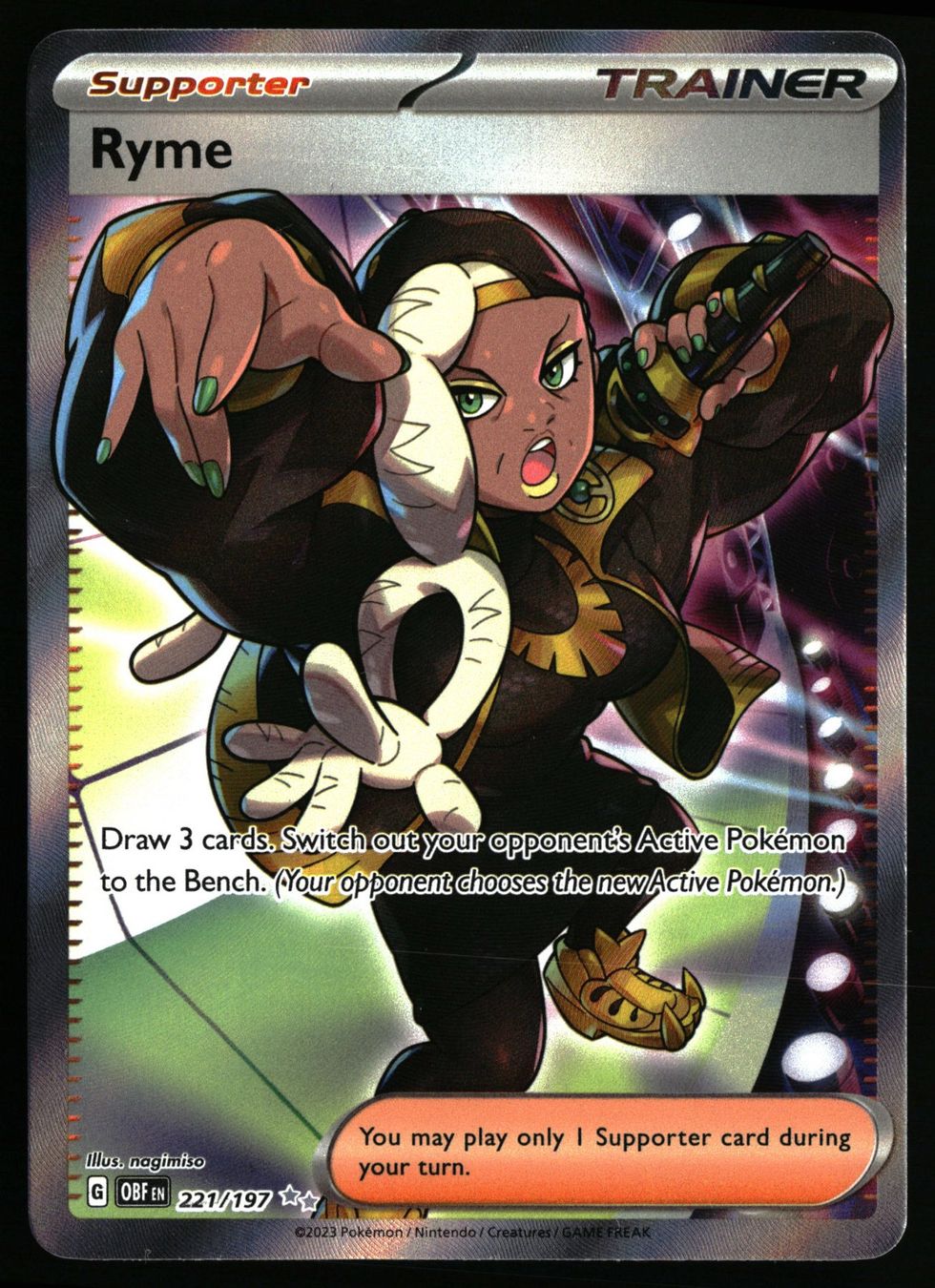 Pokémon Carte collezionabili: Ryme #221 Pokemon Obsidian Flames – Usato da Feuerthalen venduto da Plazatoys