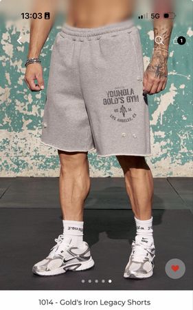 YOUNGLA GOLDS IRON LEGACY SHORTS