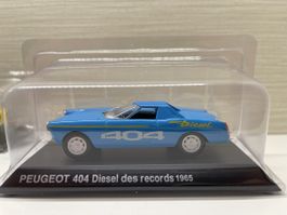 Peugeot 404 Diesel - Modellauto, Sammlerstück, 1965! 1:43