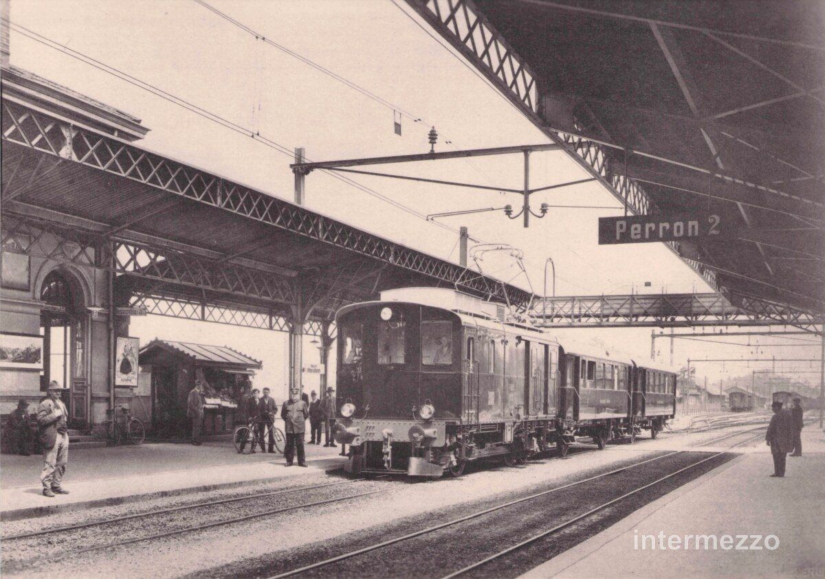 Cartoline postali: Bahn // RHB Bahnhof Rorschach 1930 Repro Heiden – Usato da Basel venduto da intermezzo12