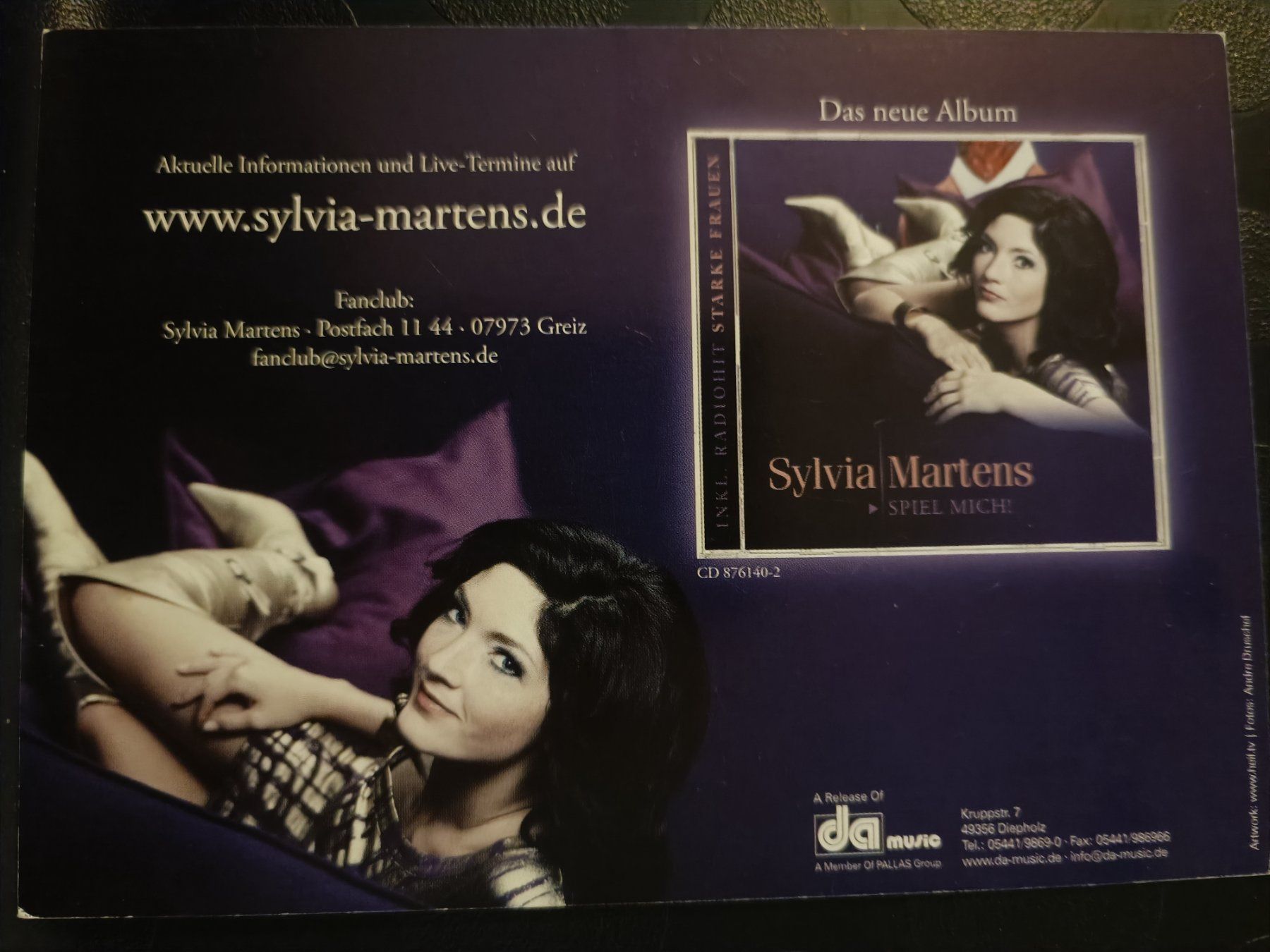 Autografi: Sylvia Martens - handsignierte Autogrammkarte – Usato da Menziken venduto da Artographs 1
