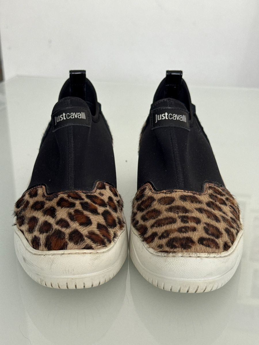 Roberto Cavalli Scarpe da donna: Just Cavalli Leopard Print Sneakers, Slip-on Style – Usato da Thalwil venduto da perulina 8