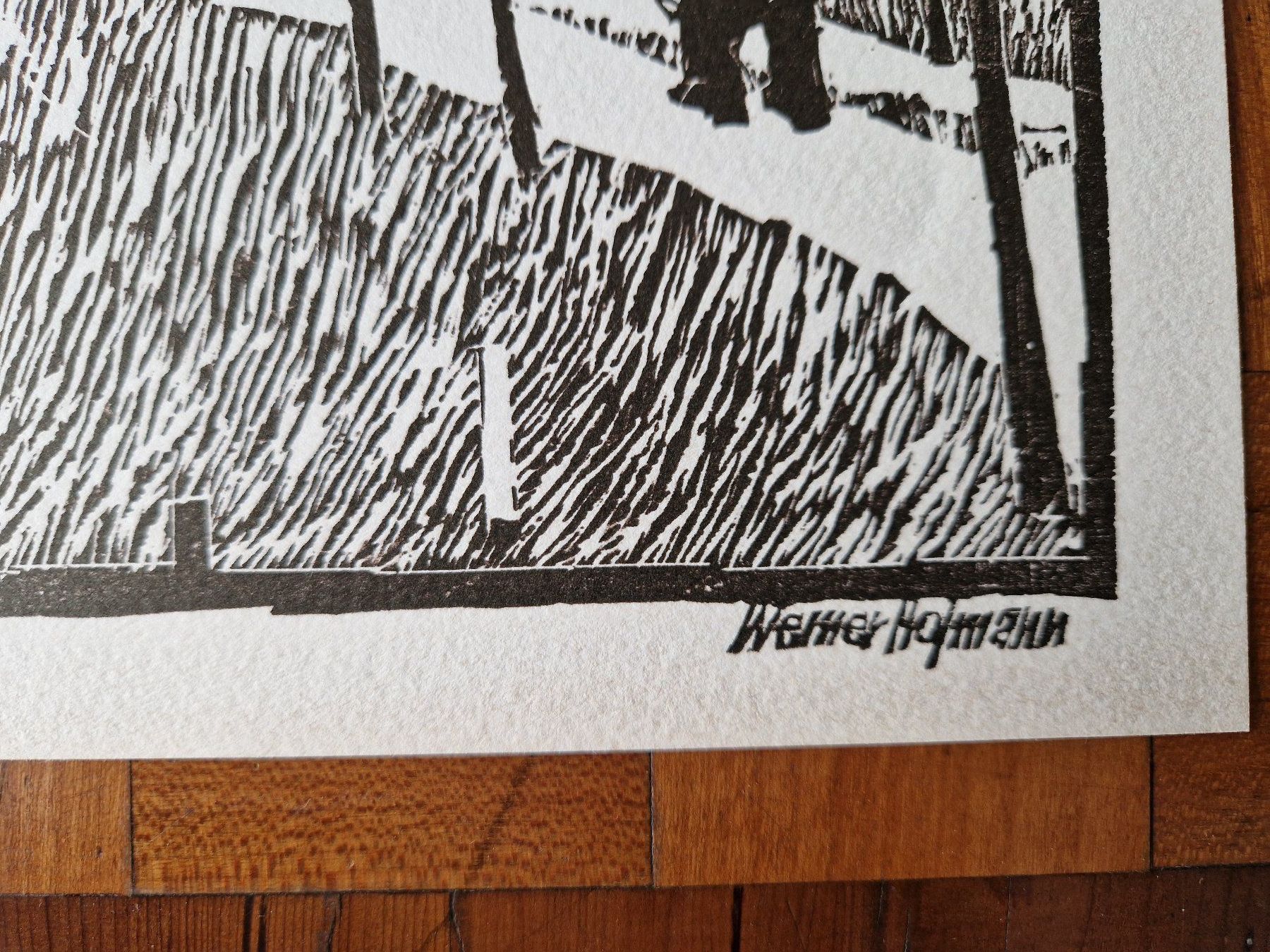 Xilografie: Original Holzschnitt von Werner Hofmann – Usato da Burgdorf venduto da gre_2ftz 1