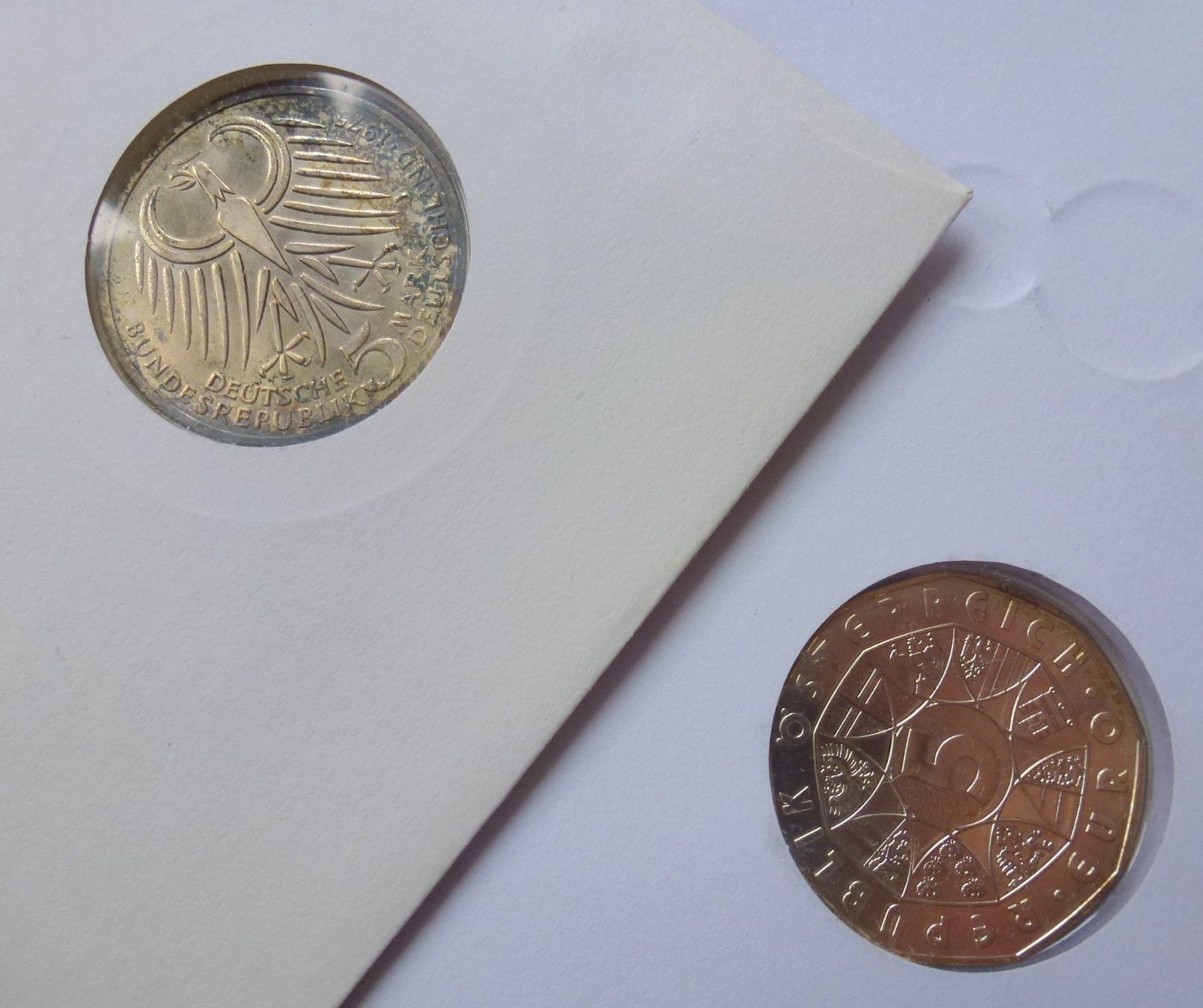 Alle Münzen: SILBER ++ 5 Stück Silber Numisbriefe 1982 – Gebraucht aus Walkringen von Casablanca777 9