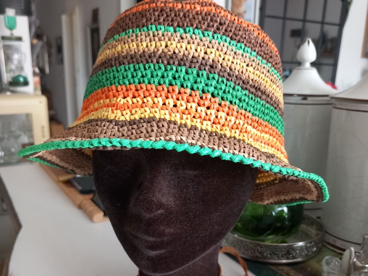 Copricapi, berretti & cappellini: Cooler Sommer Hut / Retro – Usato da Aegerten venduto da gismolini 3