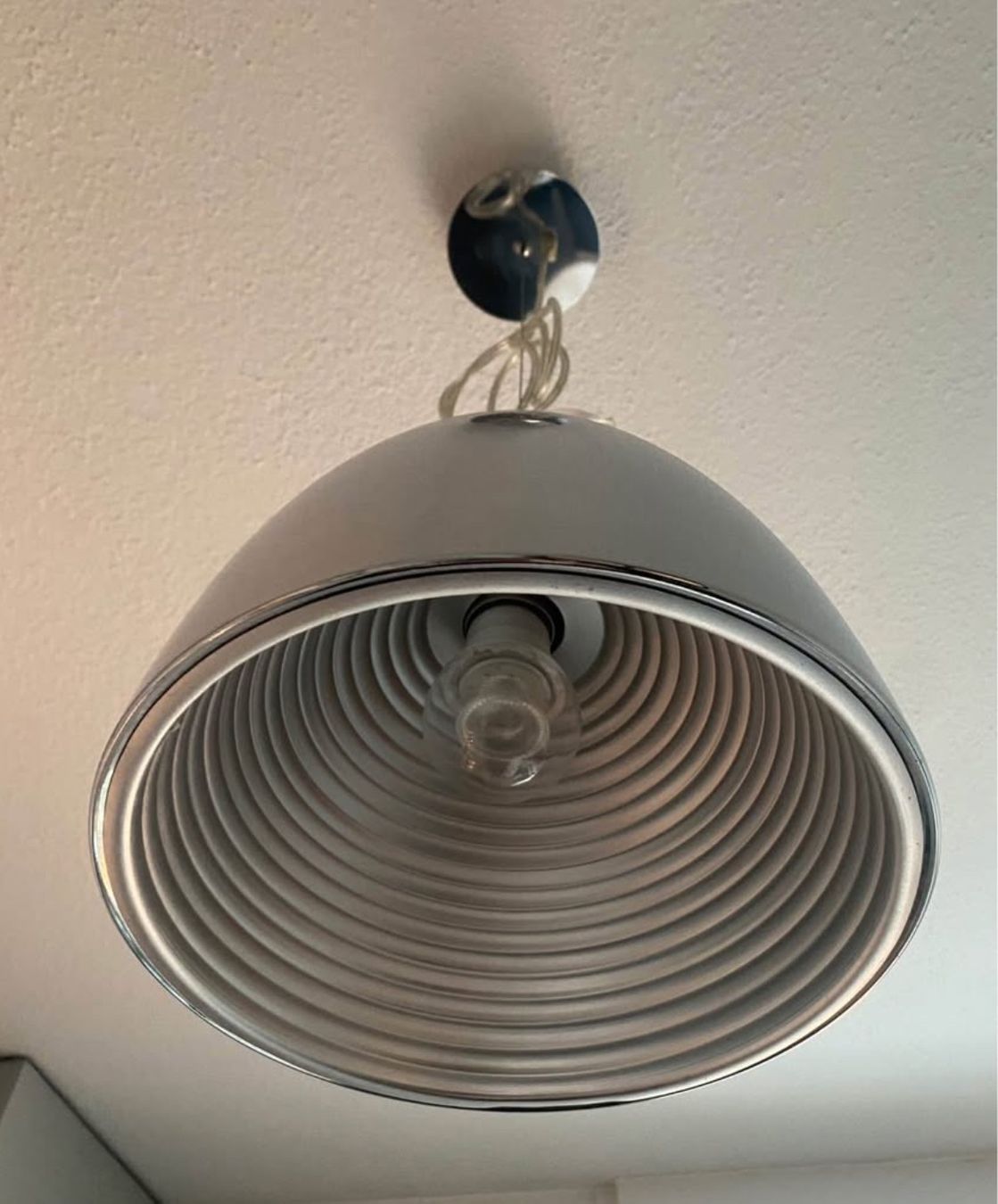 Lampade: Chrom Hängelampe Deckenlampe Retro Vintage Look – Usato da Niederglatt ZH venduto da neunzehn82 6