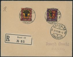 1918 - Pro Juventute - Brief - Satzbrief - Voll Stempel
