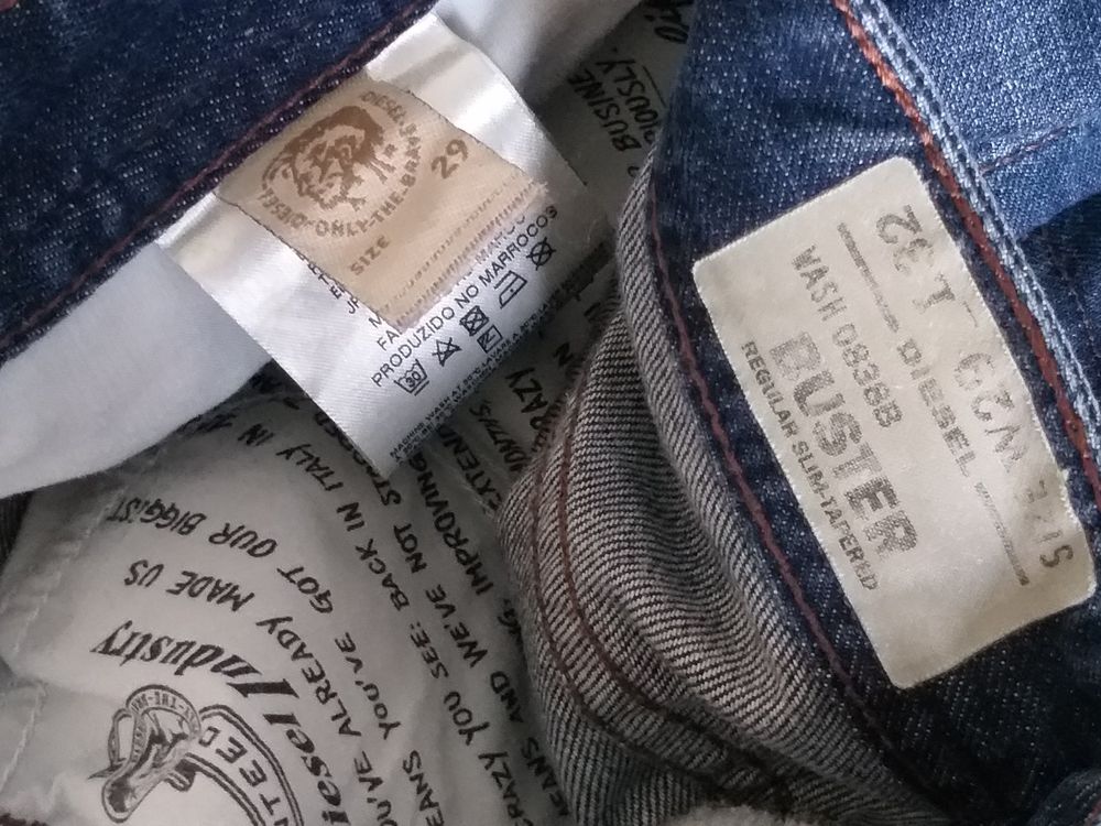 Diesel Jeans: DIESEL Jeans BUSTER taille / Grosse W29 L32 – Usato da Cossonay-ville venduto da Super-Price-Quality 9