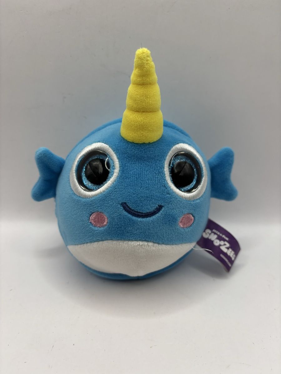 Giocattoli: Peluche narval réversible SnooZees bleu/jaune – Usato da Genève venduto da sho_67qj