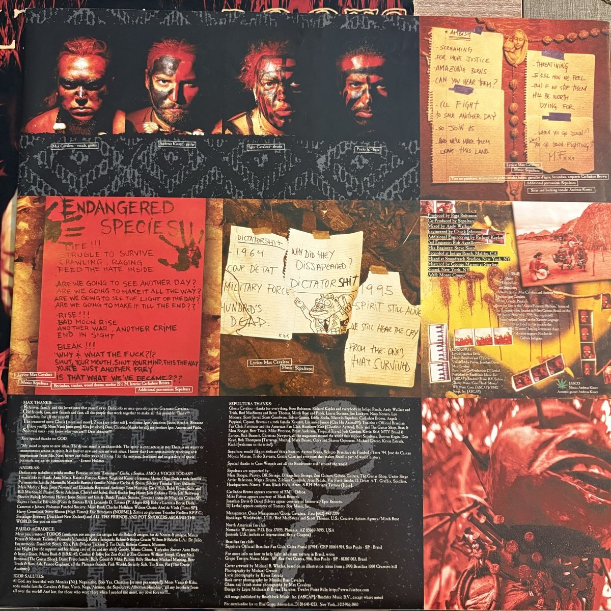 Dischi in vinile: Sepoltura Roots 1996 – Usato da Guntershausen venduto da Simone_75 2