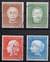 BRD Kat. 200-203 gest. 1954 Kat. 55 Euro