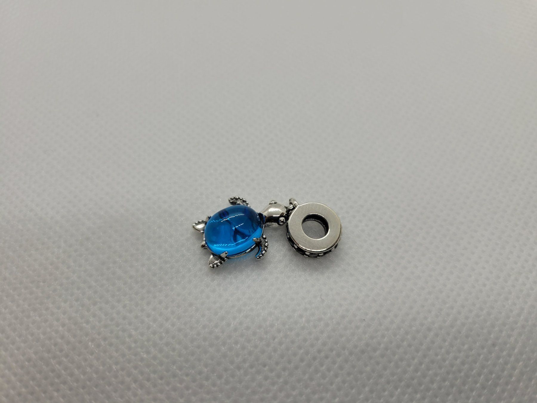 Ciondoli: Charm "hellblaue Schildkröte" zu Pandora 925 Silber – Nuovo (secondo la descrizione) da Niederbüren venduto da Fidi5 3