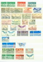 Flugpost Sammlung 1 Albumseite (B489)