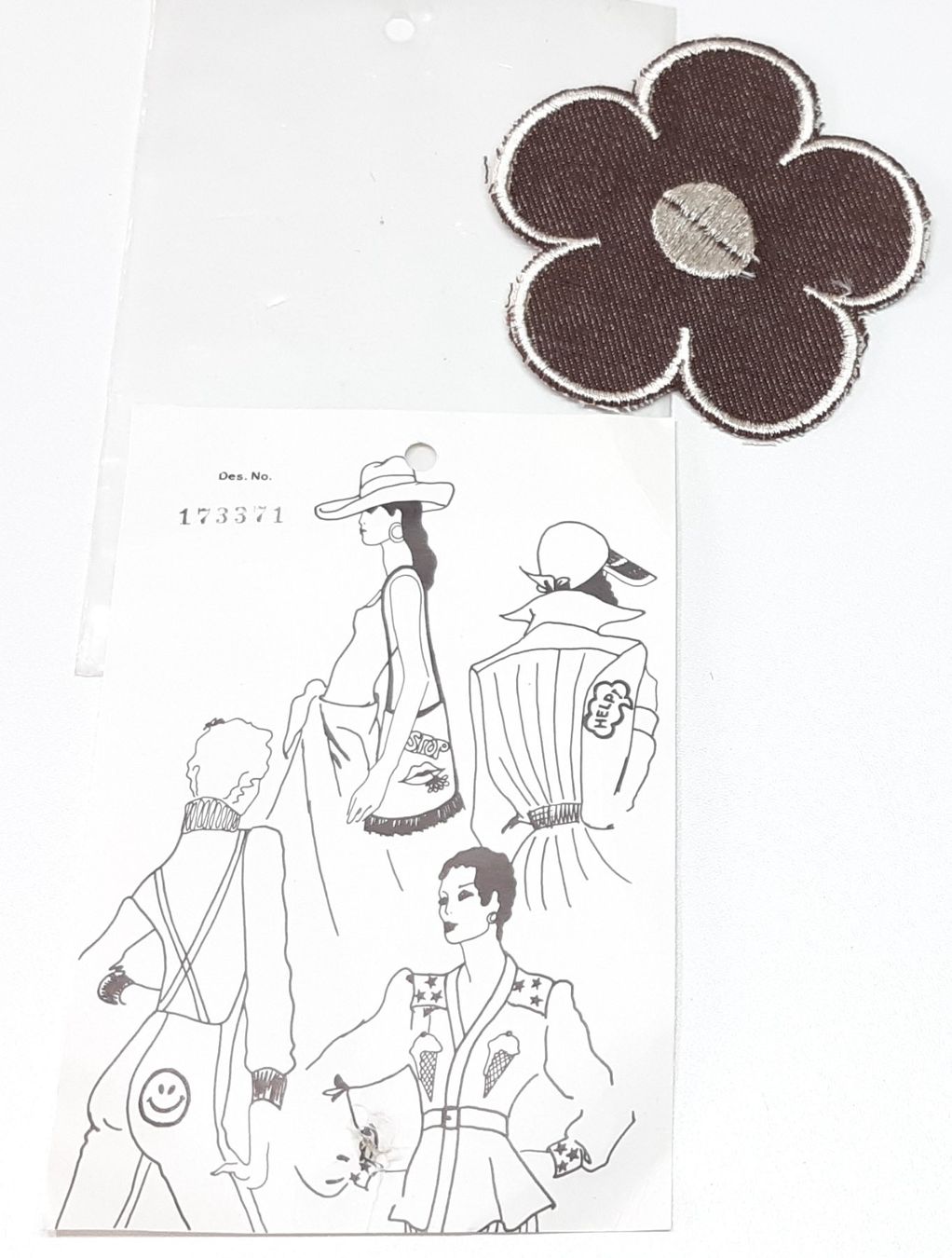 Tessuti: Patch Blumen - Patch fleur – Nuovo e nell'imballaggio originale da Savagnier venduto da Marderuth