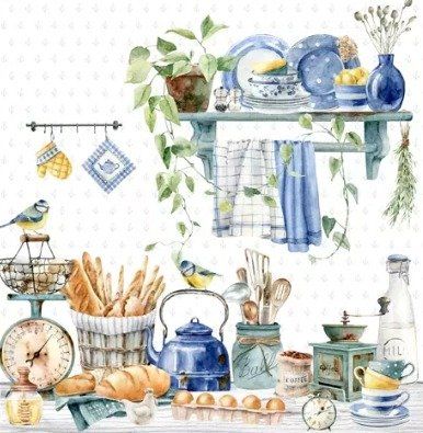 Tovaglioli: Serviette petit dejeuner (1744) 2Stk. – Nuovo (secondo la descrizione) da Schlatt TG venduto da kreativ-atelier