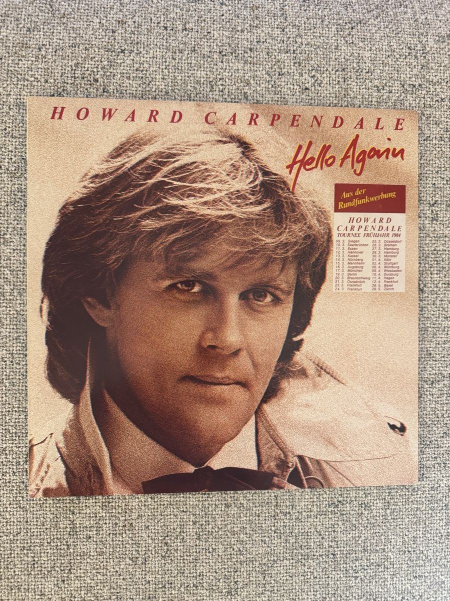 Dischi in vinile: Howard Carpendale - Hello Again - LP – Usato da Rorbas venduto da BlackstarRecords