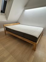 Ikea Bett Neiden 140cm, Lattenrost / Taschenfederkernmatratz
