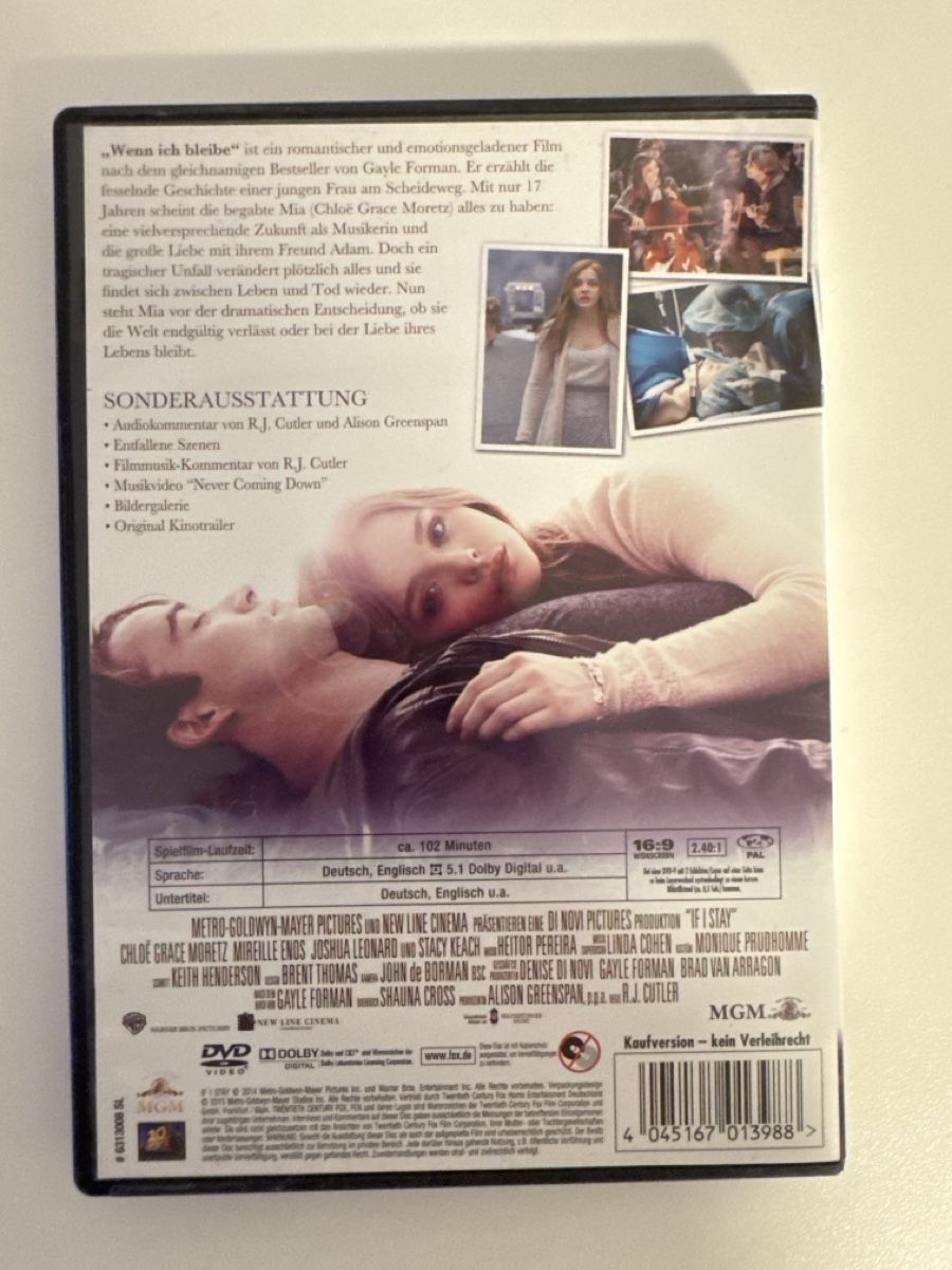 Tutti i DVDs: DVD - "Wenn ich bleibe" – Nuovo (secondo la descrizione) da Bülach venduto da sunshiine_ 1