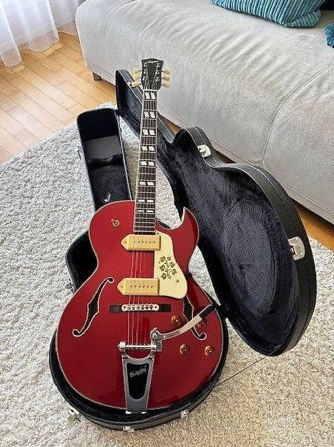 Musikinstrumente: CR Fatboy 95 Bigsby B60,  Candy apple red – Gebraucht aus Regensdorf von jannis02