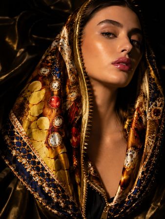 Einmalige Chance! Sale nur hier! Seidenfoulard mit Zipper