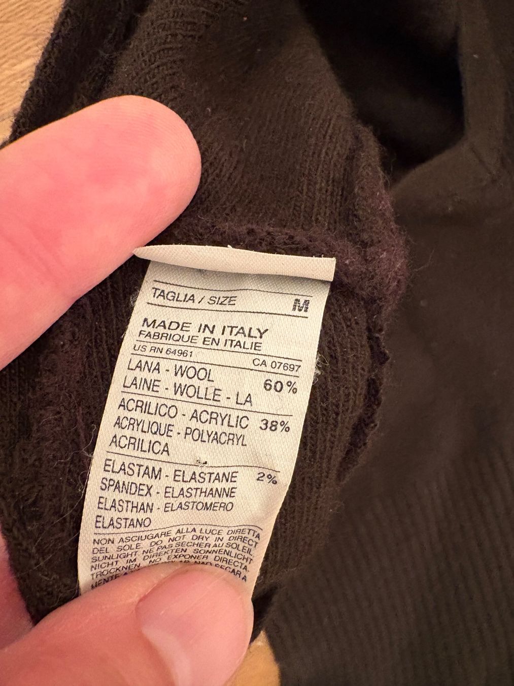 Benetton Maglioni & Felpe: Pullover Benetton (dunkelbraun, Größe M) – Usato da Basel venduto da SAF 1