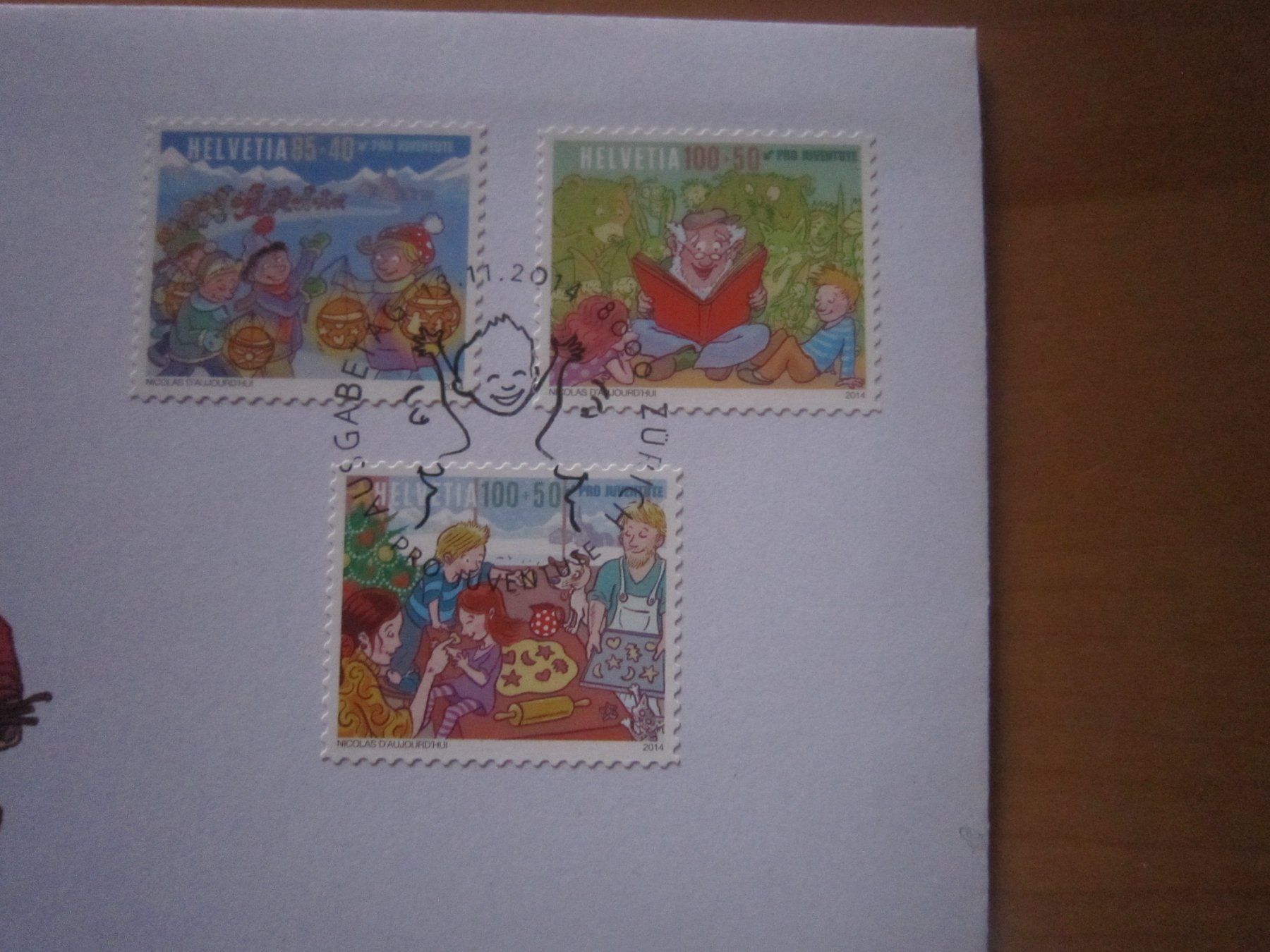 Alle Briefmarken: PJ 2014 FDC – Gebraucht aus Gordola von Polentaefung 1