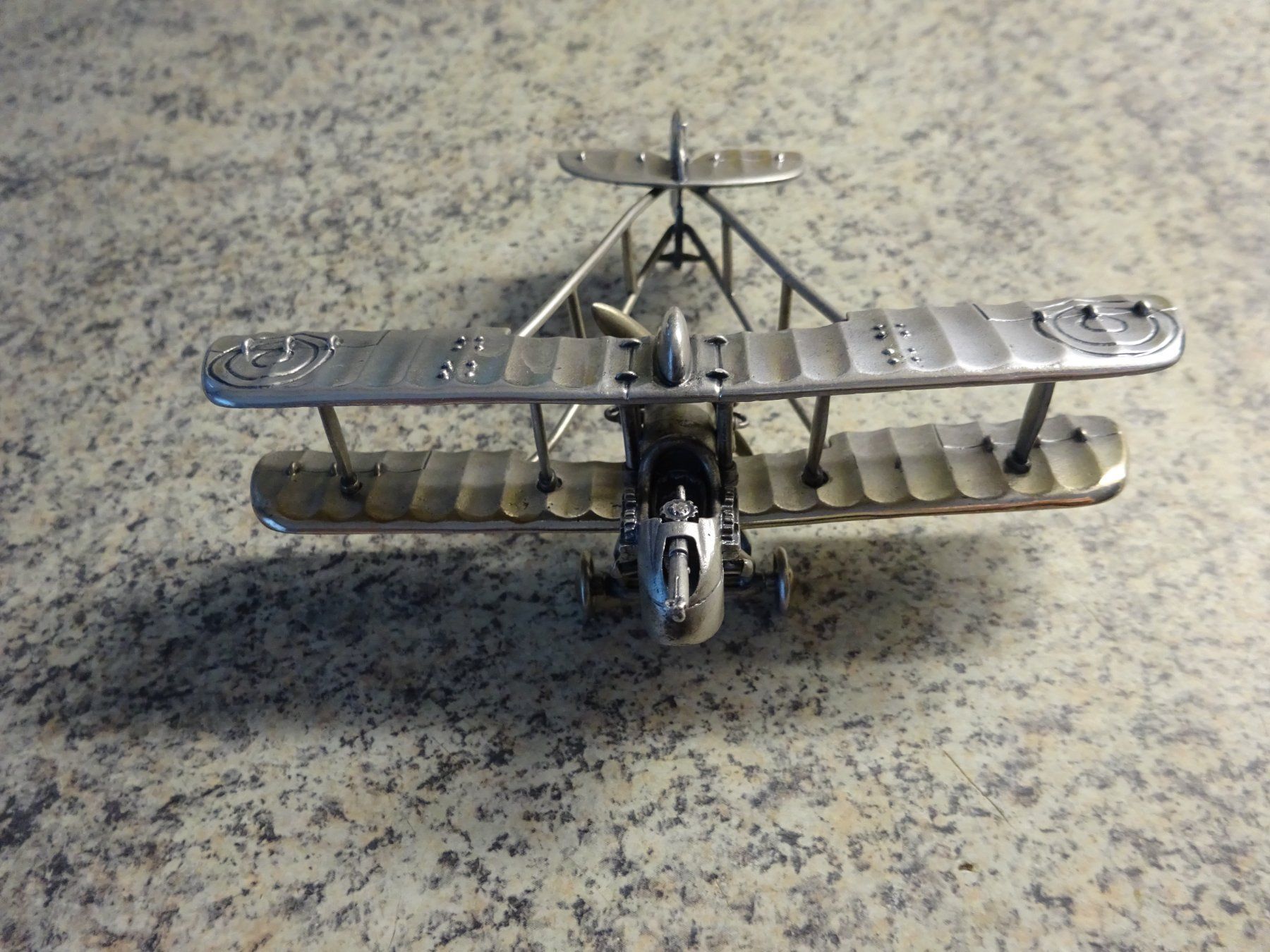 Kit di modellismo & Modellini statici: Doppeldecker Flugzeug / 800 Silber – Usato da Esslingen venduto da eintagammeer