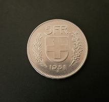5 Franken 1951 - Top Zustand!