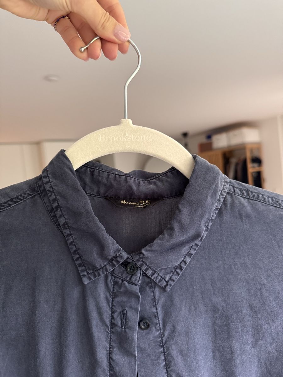 Massimo Dutti Blusen: Massimo Dutti Liocel navy blue shirt – Gebraucht aus Zürich von ari_cr2f 2