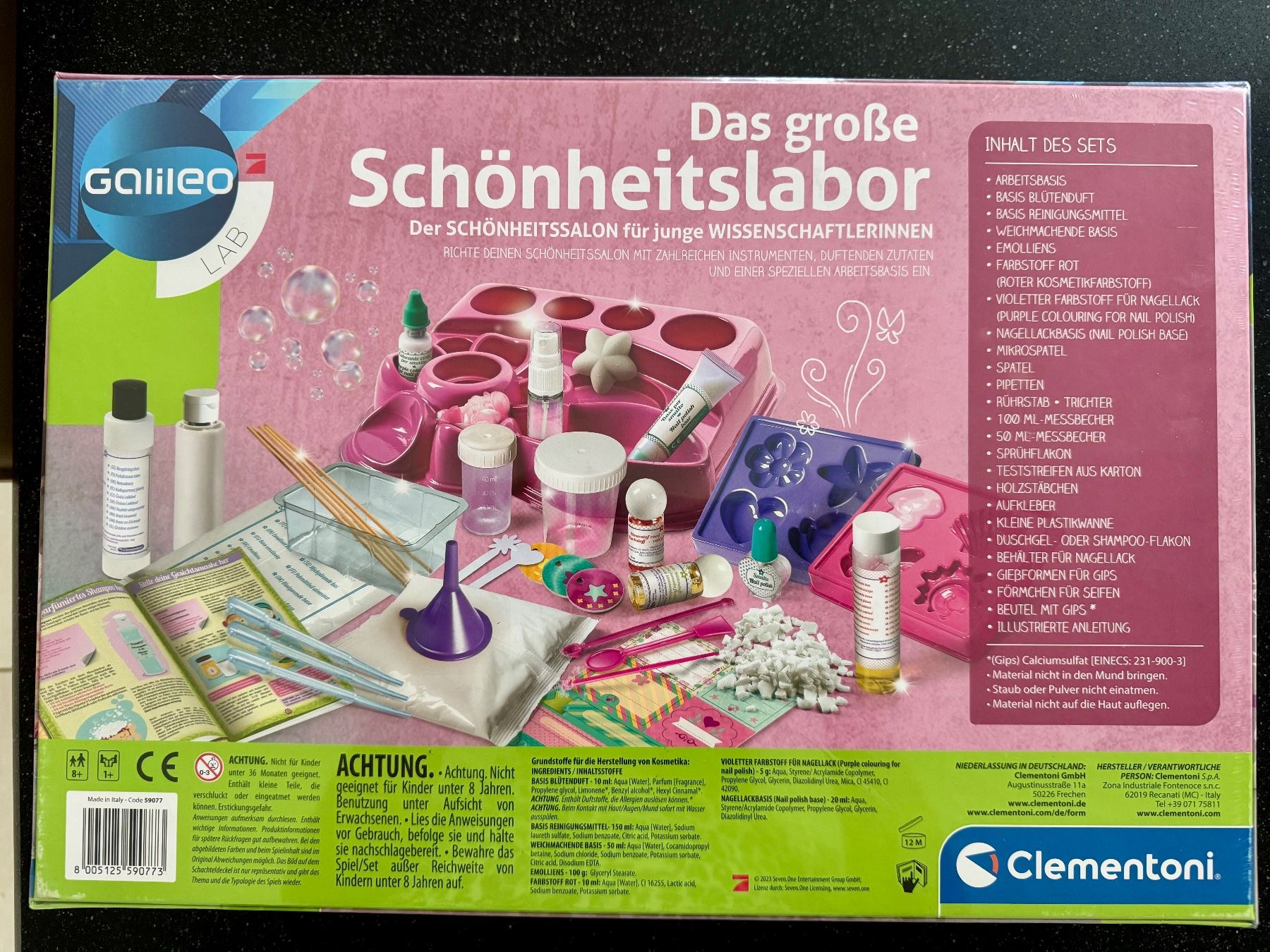 Clementoni Giocattoli: Das grosse Schönheitslabor - Neu und ungeöffnet – Nuovo e nell'imballaggio originale da Meisterschwanden venduto da Nandda 1