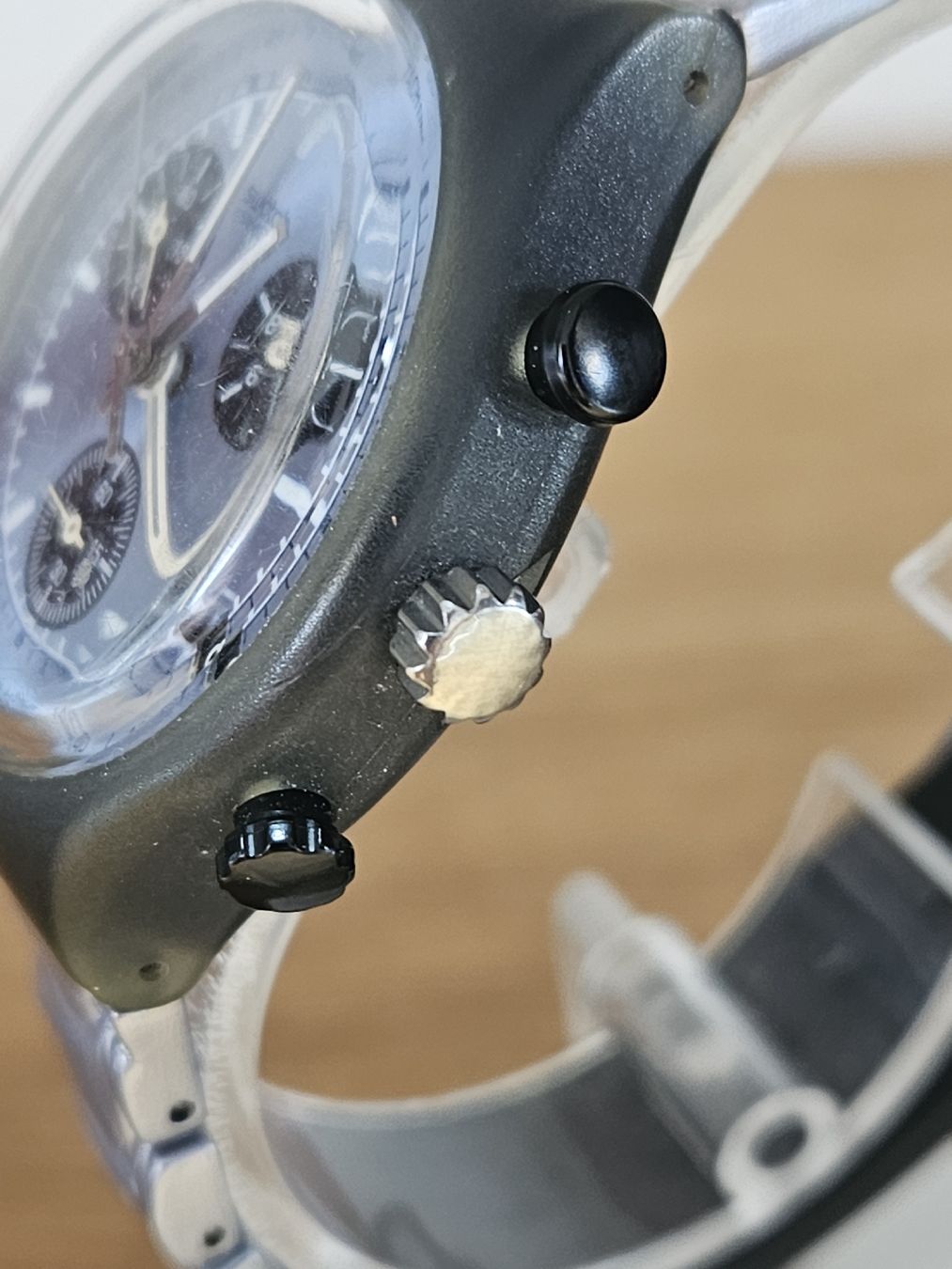 Swatch Orologi: Swatch Chrono Alarm "Teamwork" Herrenuhr 39mm – Usato da Flamatt venduto da pie_f9zm 3