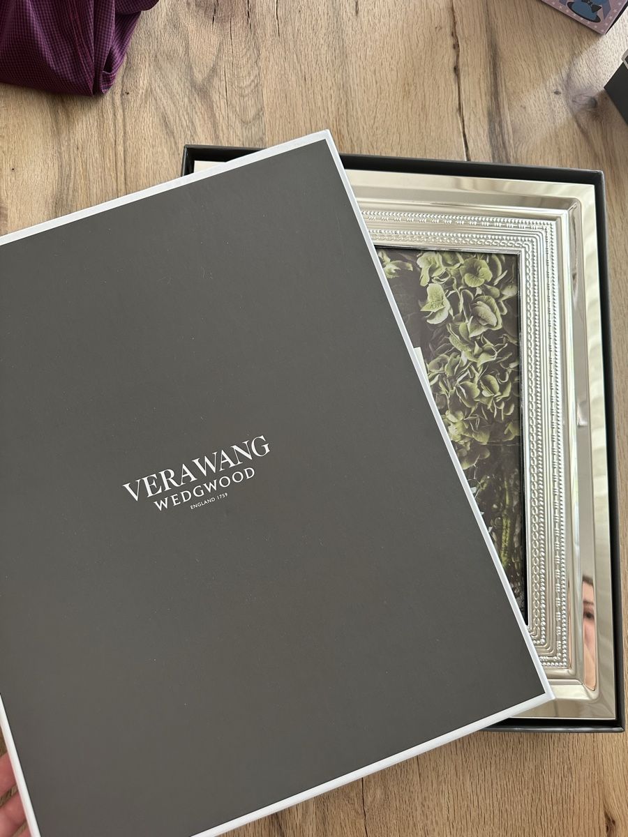 Cornici: Vera Wang Bilderrahmen von Wedgwood, versilbert – Nuovo e nell'imballaggio originale da Glattbrugg venduto da SMusic98 2