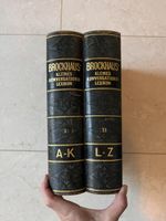 Brockhaus Kleines Konversationslexikon 2 Bände antik
