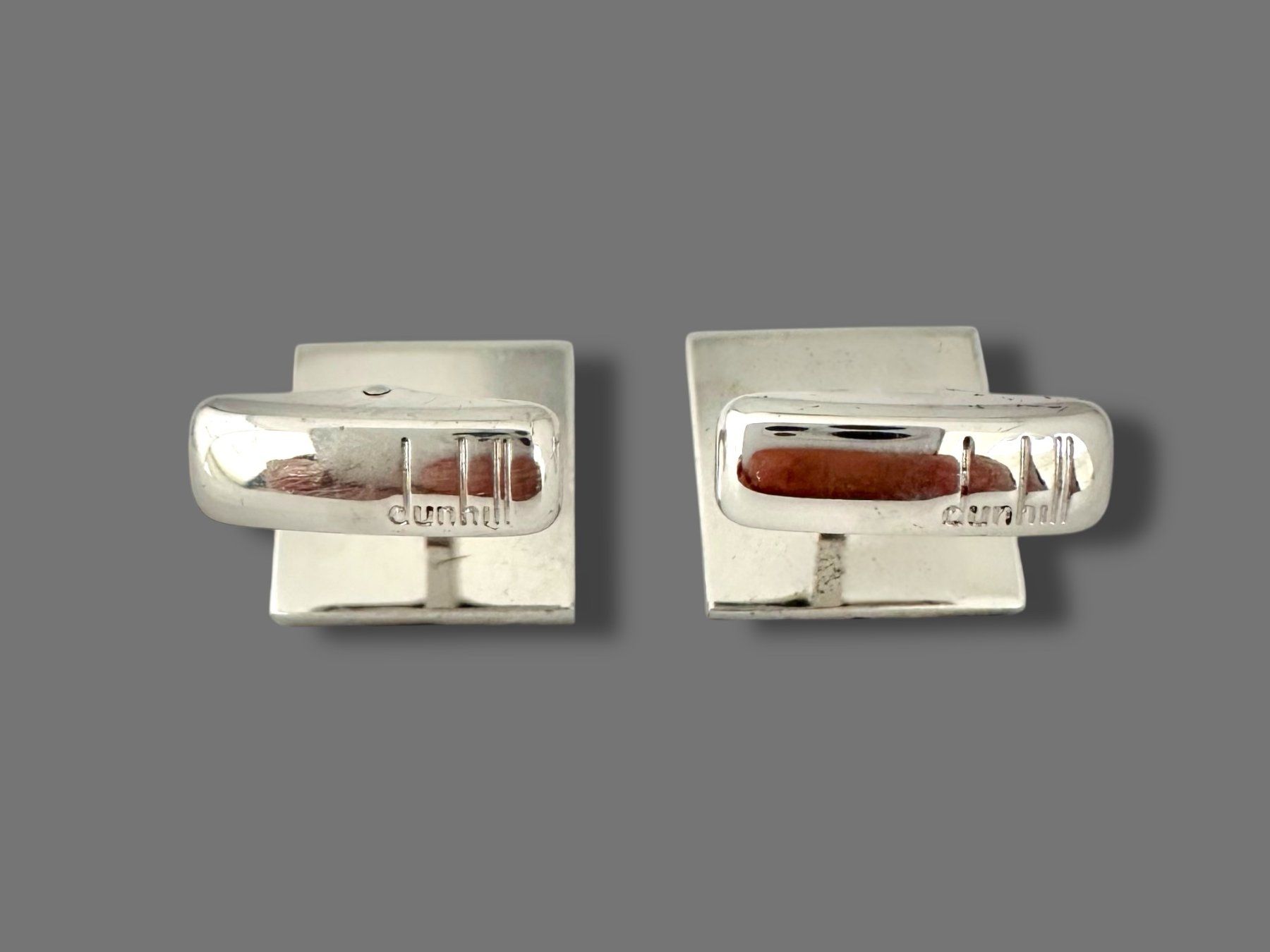 Dunhill Gemelli: Dunhill Sterling Silber - Vintage Cufflinks – Usato da Zuzwil SG venduto da artimmo 1
